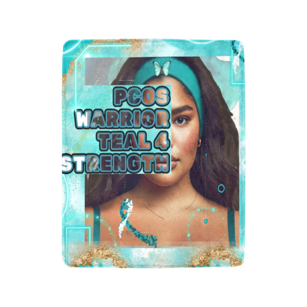 PCOS Warrior Ultra-Soft Micro Fleece Blanket 40"x50"