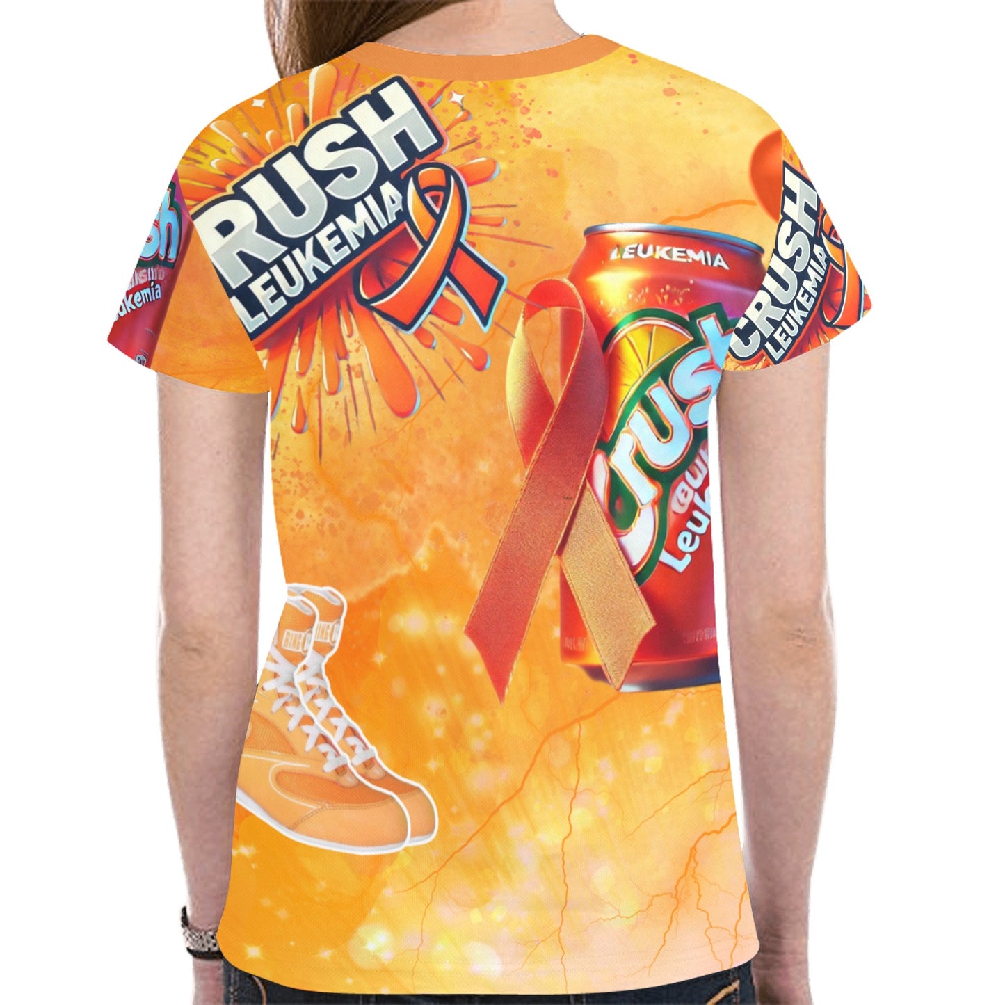 Crush Leukemia New All Over Print T-shirt for Women