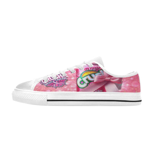 Breast Cancer Awareness Women's Classic Canvas Shoes