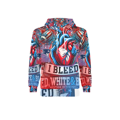 Westside Patriots Men's Long Sleeve Fleece Hoodie