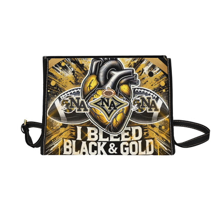 North Augusta Purse Waterproof Canvas Bag-Black (All Over Print)