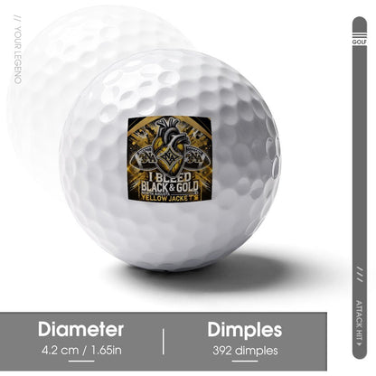 Custom North Augusta High Golf Ball (Two Side Print) Golf
