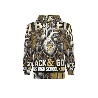 Evans High School Knights Men's Long Sleeve Fleece Hoodie