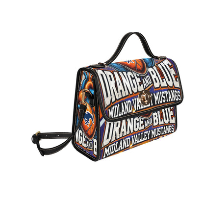 Midland Valley Purse Waterproof Canvas Bag-Black (All Over Print)