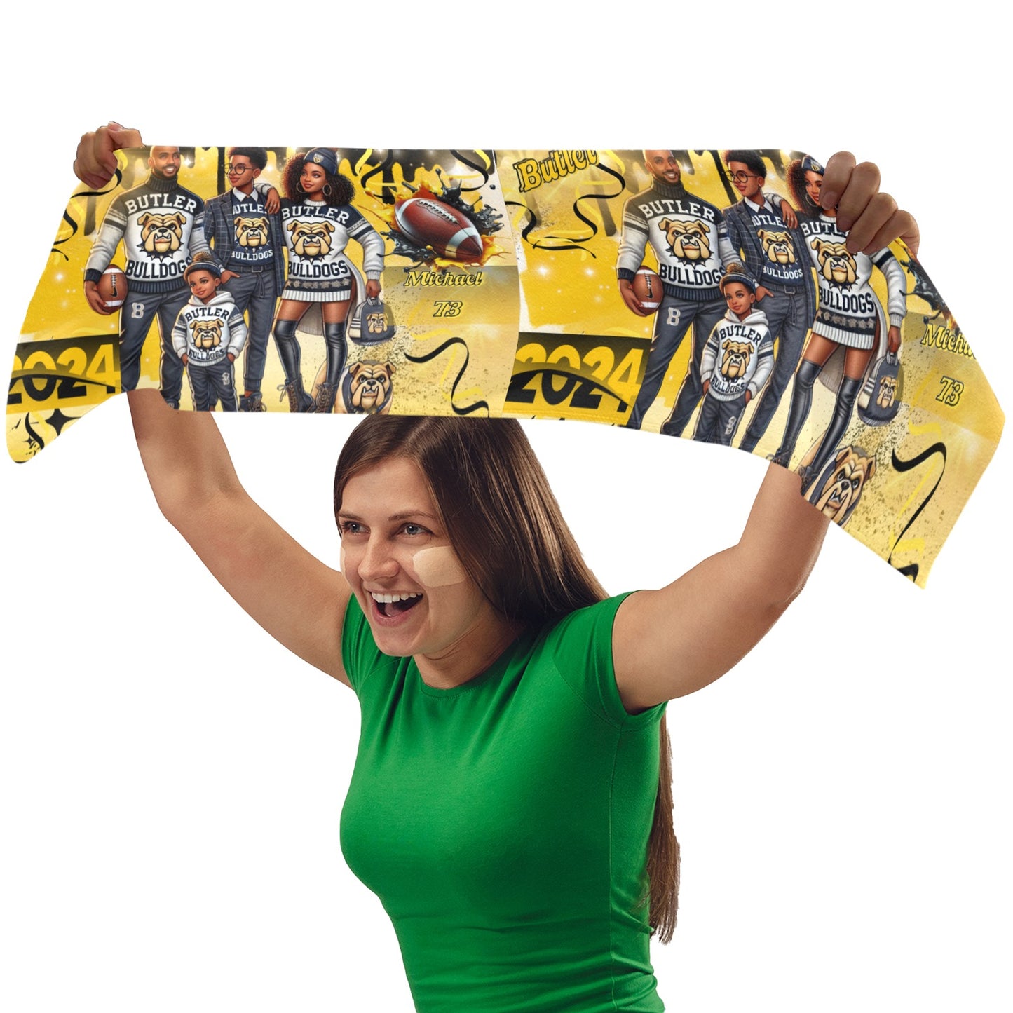 Butler High School Bulldogs towel Rally Towel 39.3"x11.8"