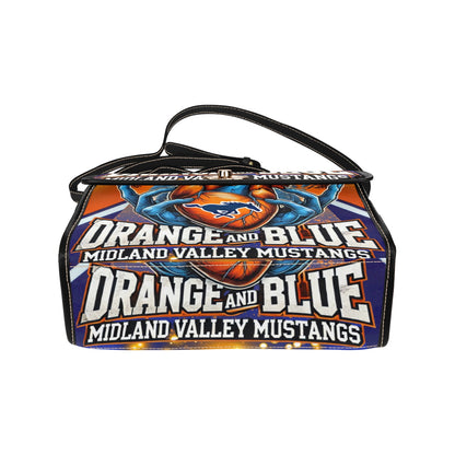 Midland Valley Purse Waterproof Canvas Bag-Black (All Over Print)