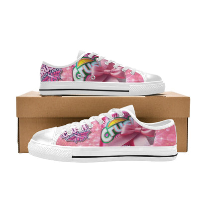 Breast Cancer Awareness Women's Classic Canvas Shoes