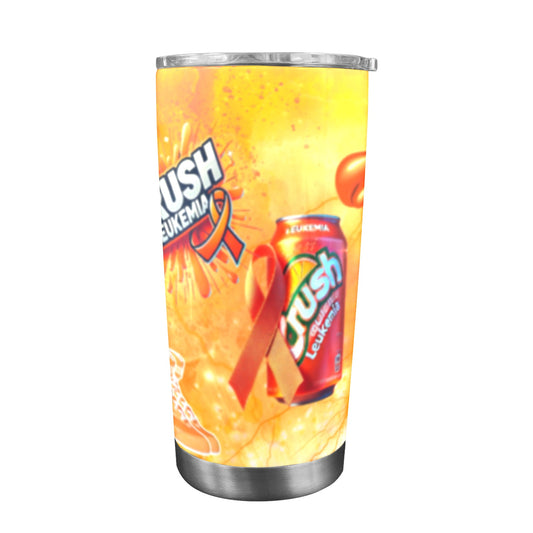 Crush Leukemia Mug  20oz Mobile Tumbler with Clear Slide Lid