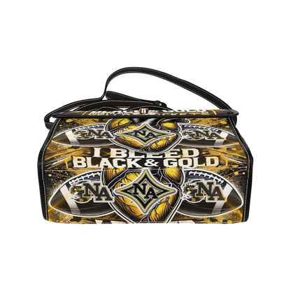 North Augusta Purse Waterproof Canvas Bag-Black (All Over Print)
