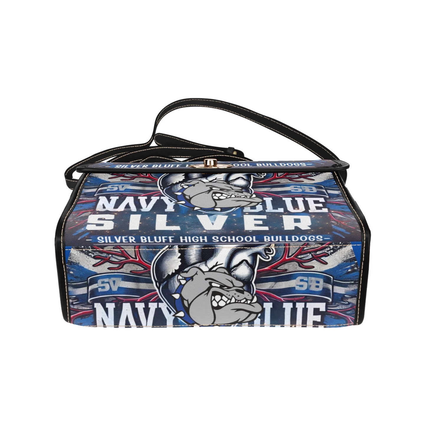 Silver Bluff Purse Waterproof Canvas Bag-Black (All Over Print)