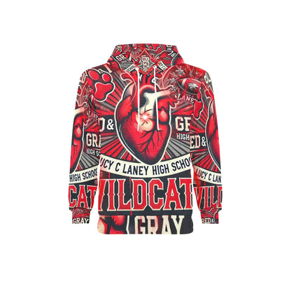 BLEED LANEY  (2) Men's Long Sleeve Fleece Hoodie