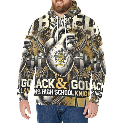 Evans High School Knights Men's Long Sleeve Fleece Hoodie